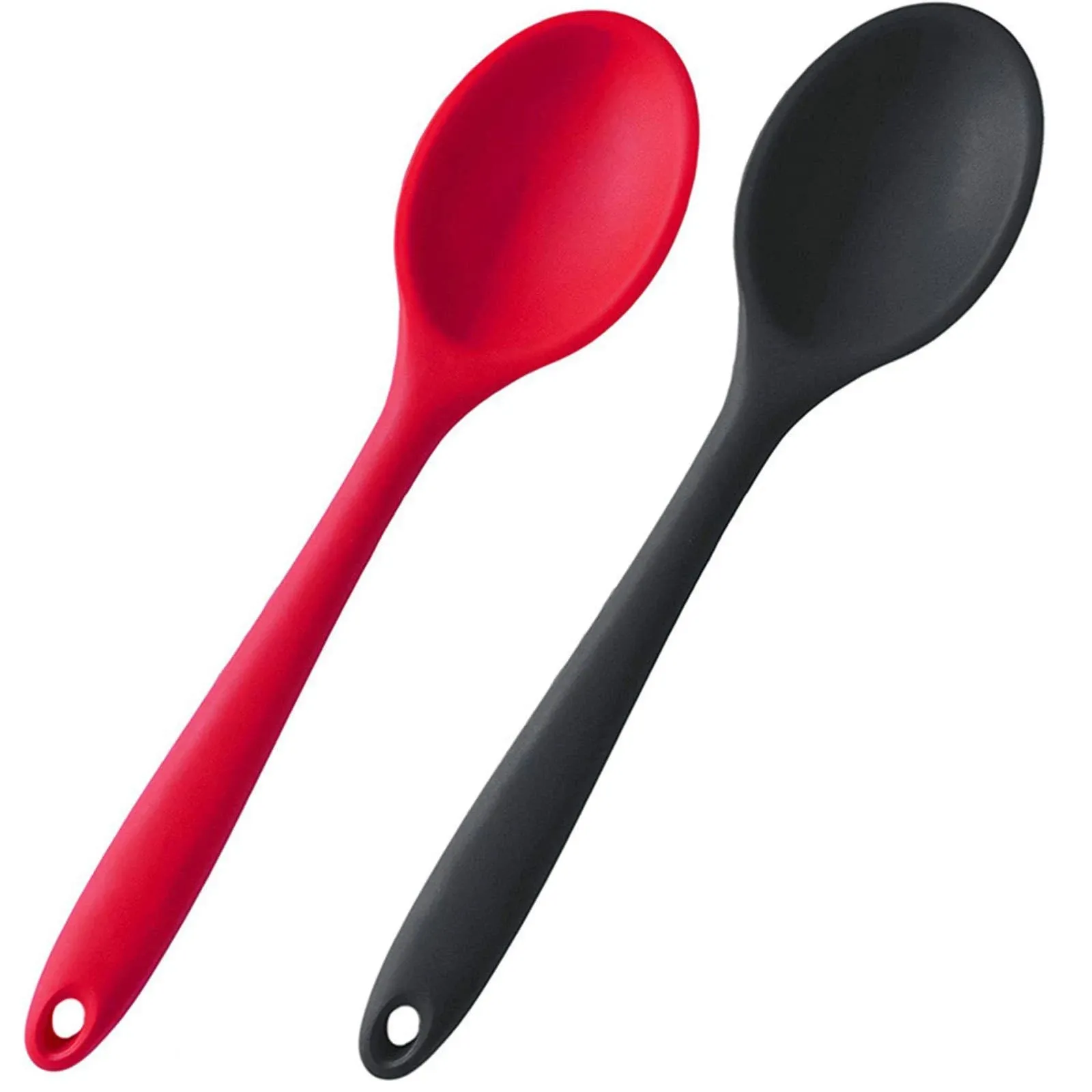 Silicone Nonstick Mixing Spoons Set 2