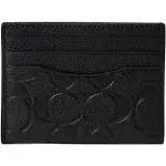 Coach Men's Signature Leather Card Case