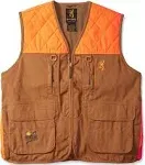 Browning Pheasants Forever Hunting Upland Vest Size Large Brown Orange