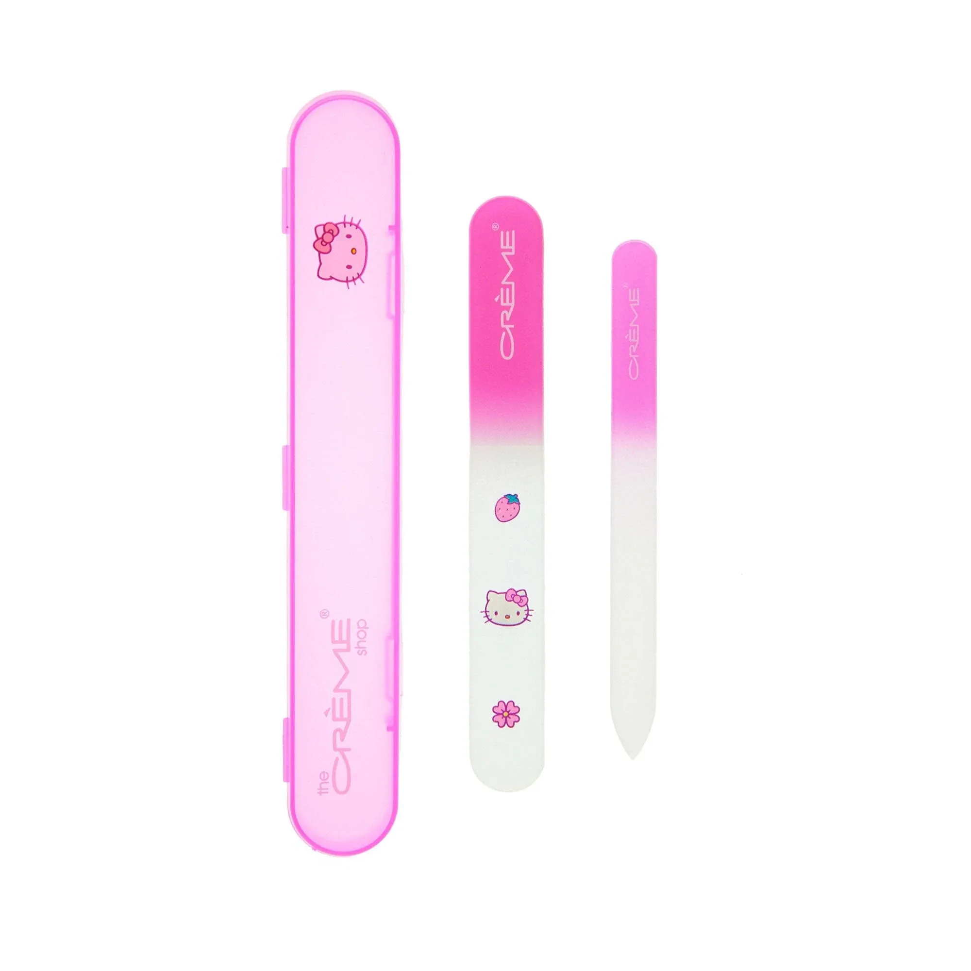 The Creme Shop x Hello Kitty Premium Glass Nail File Set Pink New In Box 🎁