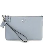 Coach Polished Pebble Small Wristlet Women's