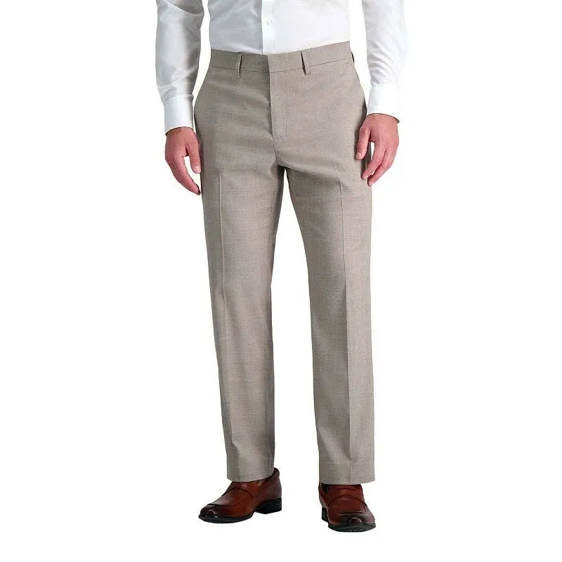 Haggar Men's Premium Stretch Tailored Fit Subtle Pattern Suit Separates-Pants and Jackets