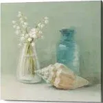 Epic Art 'Lily of the Valley Spa' by Danhui Nai, Acrylic Glass Wall Art, 12"x12"