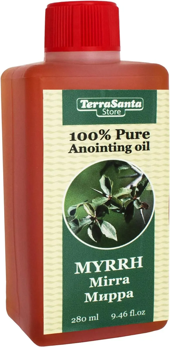 Pure 100% Anointing Oil Myrrh Authentic Fragrance Holy Land Jerusalem 280 ml