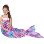 Kids Mermaid Tail Blanket Soft Warm Crochet Bedding Wrap Sleeping Bags For Girls 767587280156 | eBay