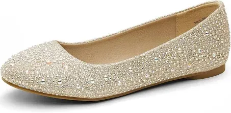 Dream Pairs Rhinestone Flats