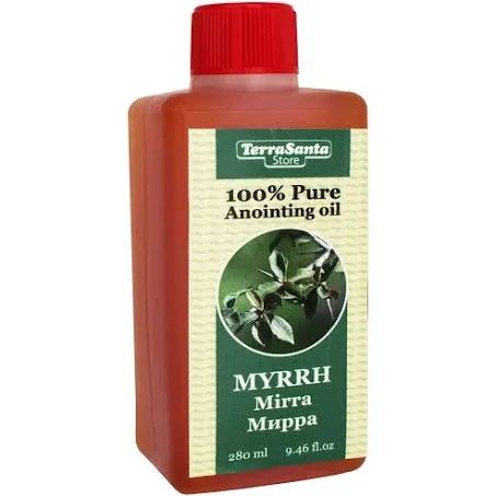 Pure 100% Anointing Oil Myrrh Authentic Fragrance Holy Land Jerusalem 280 ml