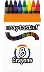 Craytastic! Bulk Crayons, 30 Individual Boxes of 8 colors/count Class Pack - Full Size, Premium (Red, Yellow, Green, Blue, Purple, Brown, Black) SAFETY TESTED COMPLIANT WITH ASTM D-4236