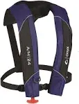 Onyx A/M 24 Automatic/Manual Inflatable Life Jacket, Blue