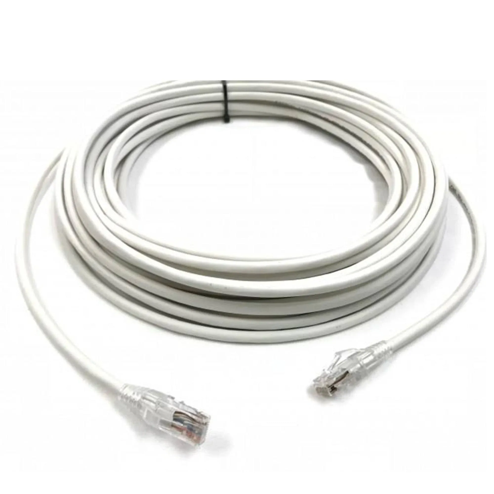 Custom Cable Connection 50 Foot Cat 6 Ethernet Patch Plenum Cable, White