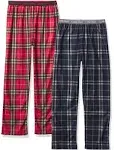 Calvin Klein pajama pants in red, black with tan size medium 7/8 in children.