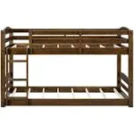 Dorel Living Sierra Twin Bunk Bed Mocha