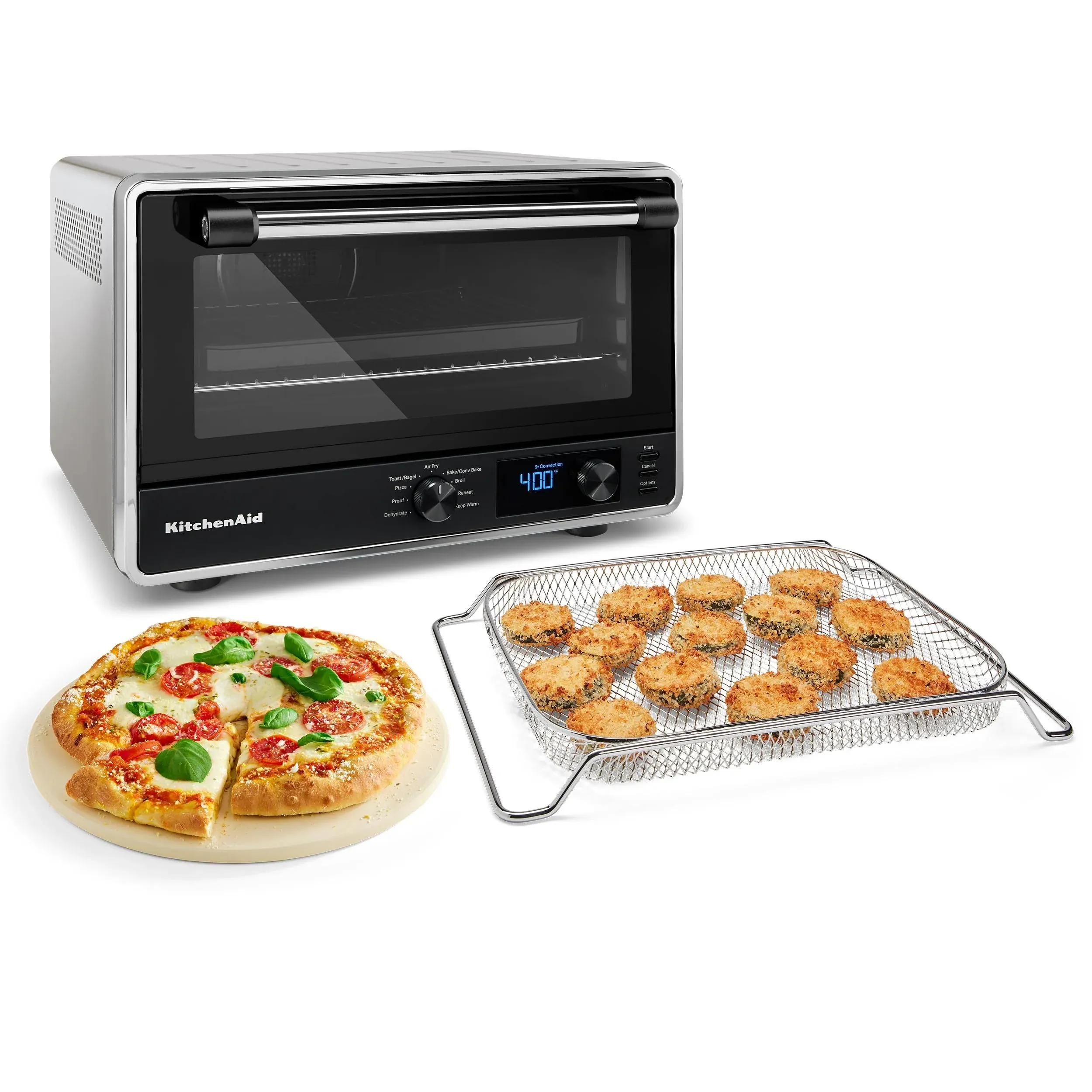 KitchenAid® Digital Countertop Oven with Air Fry Basket and Pizza Stone