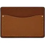 Fossil Men's Leather Minimalist Card Case Front Pocket Wallet for Men