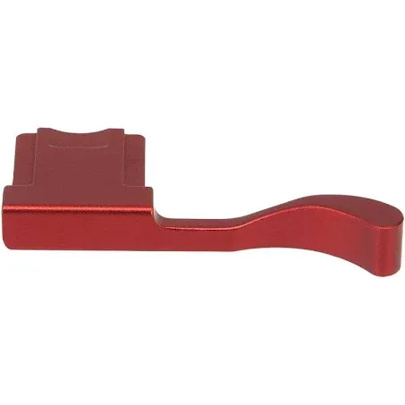 Haoge THB-X2R Metal Hot Shoe Thumb Up Rest Hand Grip for Fujifilm X100VI Fuji X100V Camera Red