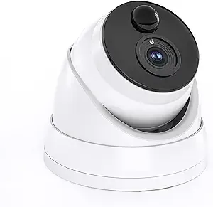 Swann - Indoor/Outdoor 1080p Wired Dome Surveillance Camera - White