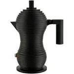 Alessi Pulcina Espresso Coffee Maker - Black