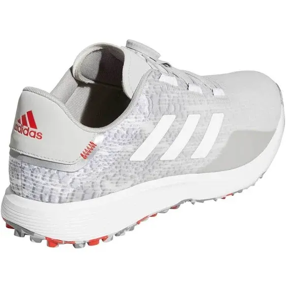 Adidas S2G Spikeless BOA Golf Shoes Grey Two/White/Grey Three