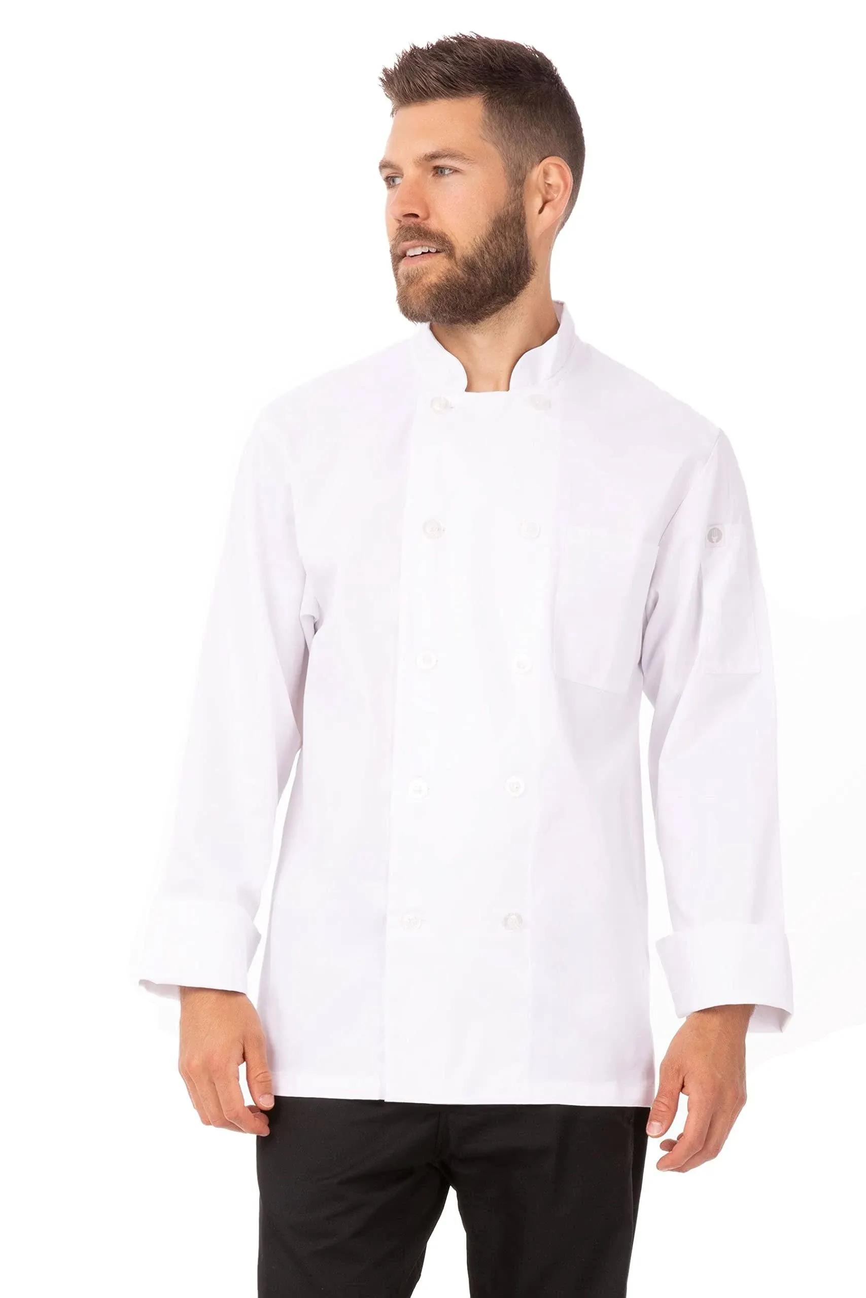 Chef Works Le Mans Chef Coat White 2x