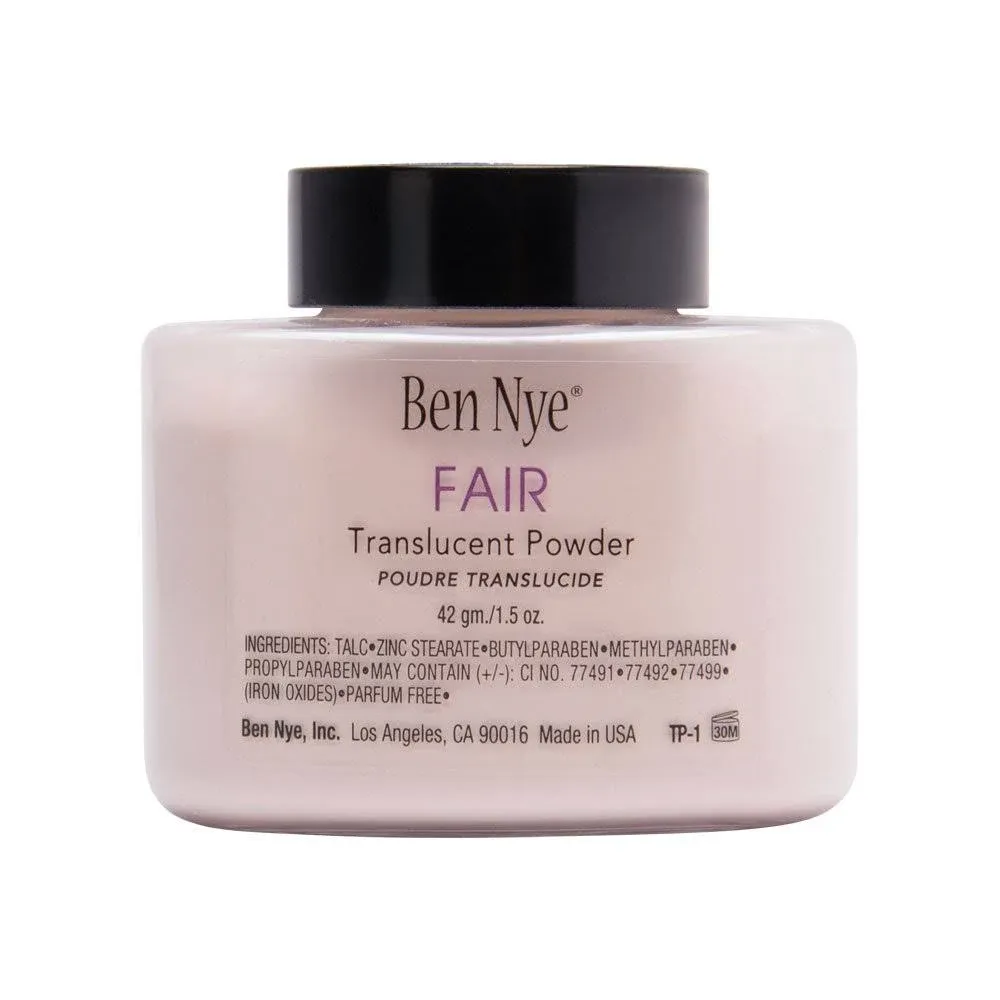 Ben Nye Fair Translucent Face Powder, 1.5 oz