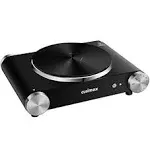 CUSIMAX Electric Hot Plate for Cooking Portable Single Burner 1500W Cast Iron...