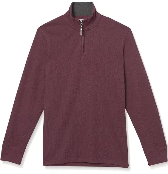 Amazon Essentials Men's Quarter-Zip French Rib Sweater