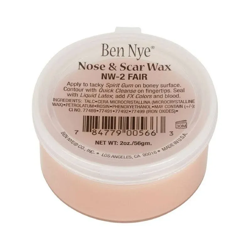 Ben Nye Nose and Scar Wax 2.5oz Brown