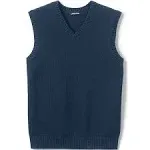 Lands' End Men's Cotton Modal Sweater Vest