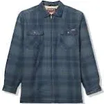 Wolverine Hasting Sherpa Lined Hooded Shirt Jac Dark Slate Plaid