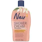 Nair Shower Cream Hair Remover Moroccan Argan Oil &amp; Orange Blossom Legs Arms