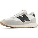 New Balance 237 Men's Running Shoes, Size: 7.5, White Gray