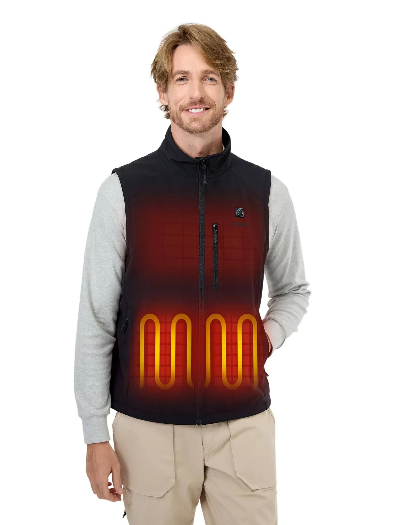 Men's ORORO Heated Softshell Vest