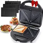 Aigostar 3-in-1 Grilled Cheese Sandwich Maker