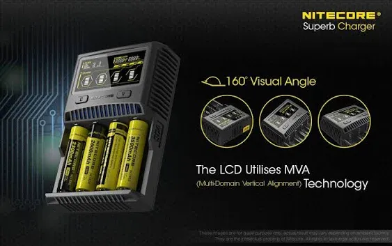 Nitecore SC4 Superb 4-Slot Battery Charger