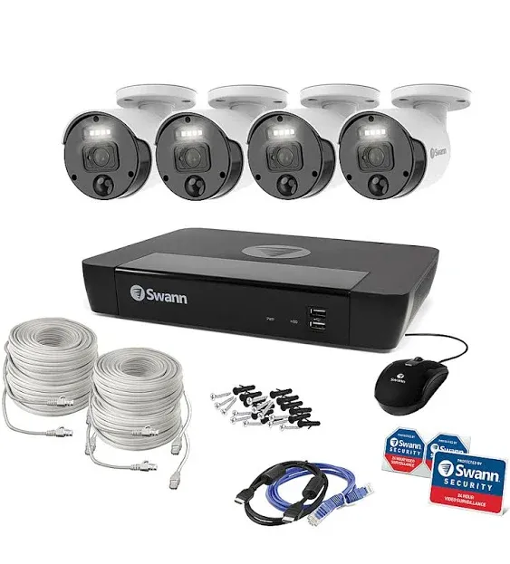 Swann Master Series 4K HD 4 Camera 8 Channel NVR Security System SONVK-876804