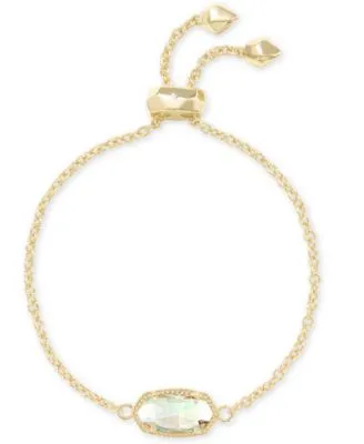 Kendra Scott Elaina Adjustable Chain Bracelet for Women, Fashion Jewelry, Gold-Plated