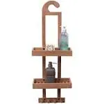 Nordic Style Teak Carbone Natural Shower Caddy