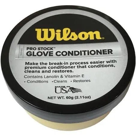 Wilson Pro Stock Glove Conditioner Oil Paste Baseball Softball Mitt Soften