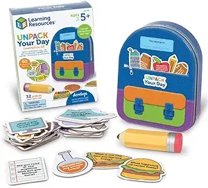 Learning Resources Unpack Your Day Conversation Kit 32 Pieces