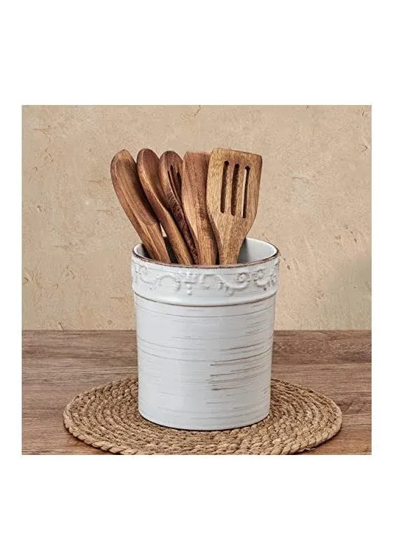 Pfaltzgraff Trellis Utensil Crock