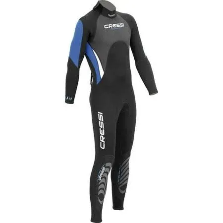 Cressi 3mm Morea Men's Full Wetsuit, Size: Small, Black