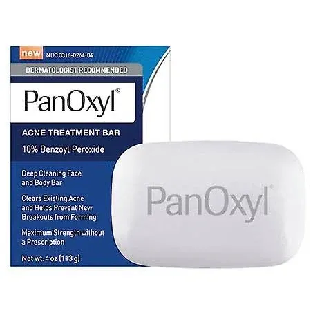 PanOxyl Acne Treatment Bar with 10% Benzoyl Peroxide