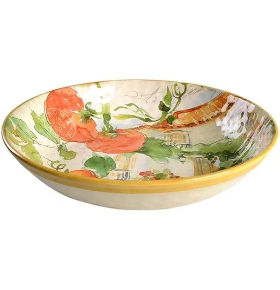 Certified International Corp 23676 Serving/Pasta Bowl 13" x 3", Multicolor