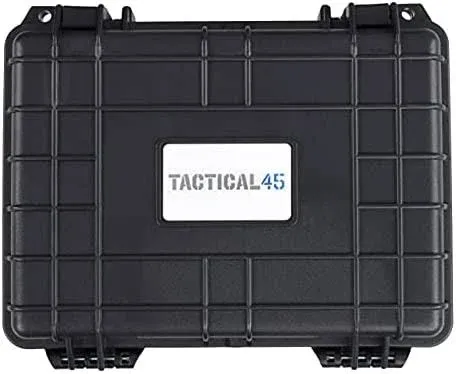 Tactical45 Waterproof Hard Case with Pluck Foam Padding