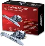 VANTEC 2+1 FireWire 800/400 PCIe Combo Host Card Model UGT-FW210