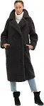 Ugg Gertrude Long Teddy Coat - Black