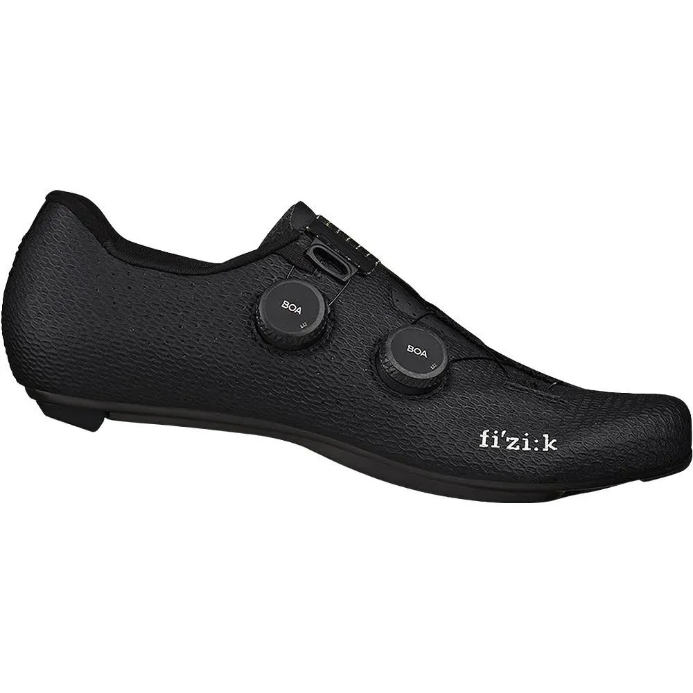 Fizik Vento Stabilita Carbon Road Shoes - Black / Yellow Fluo - 46.5