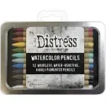 Tim Holtz Distress® Watercolor Pencils Set 1 - SKU: TDH76308