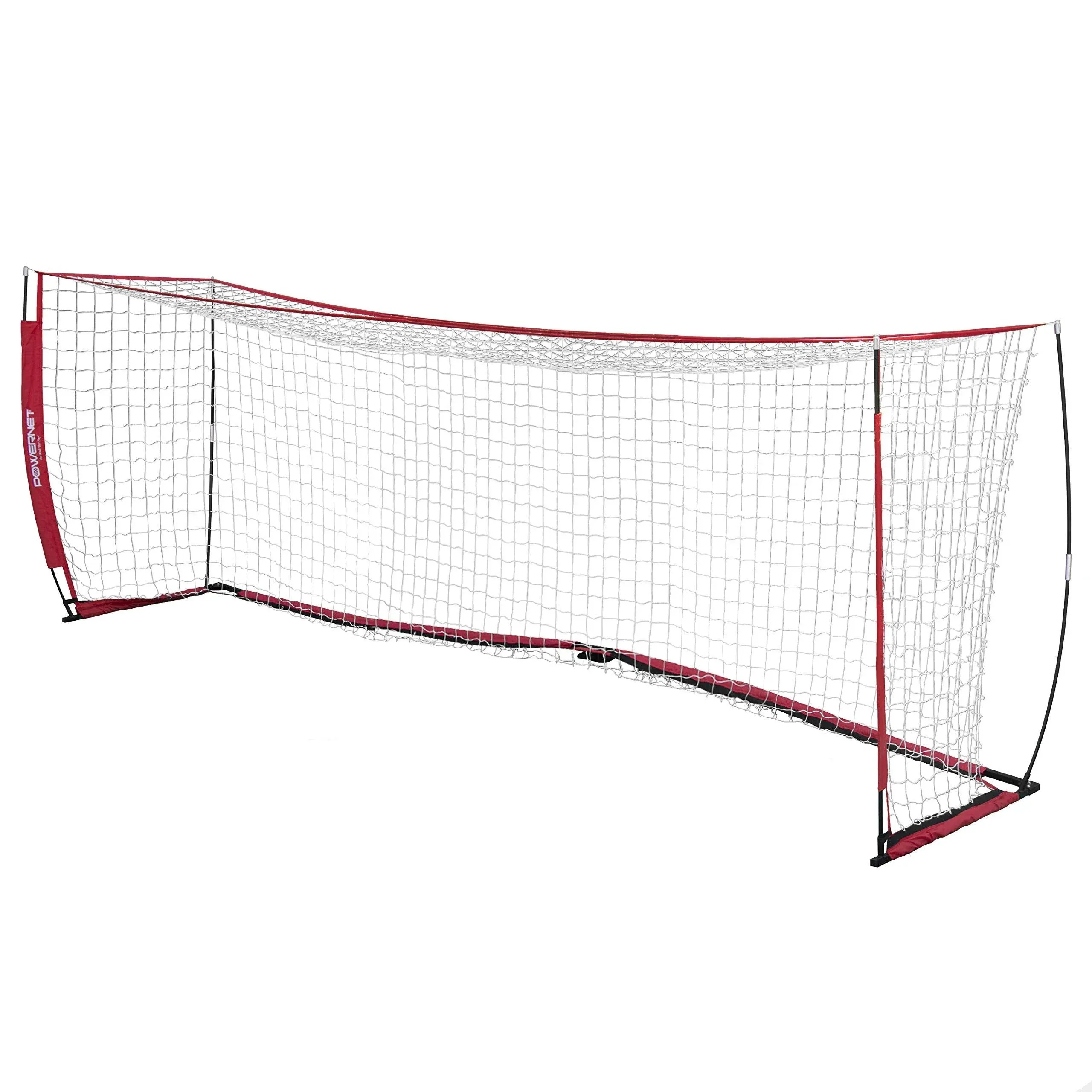 PowerNet Soccer Goal | Portable Net Collapsible Metal Base | Quick Setup Ultr...