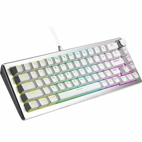 Cooler Master CK-720-SKKM1-US CK720 65% Gaming Keyboard, RGB LED Backlight, Precision Dial, Detachable Cable